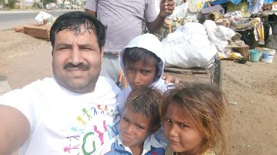 #1 Cloth Distribution to kids